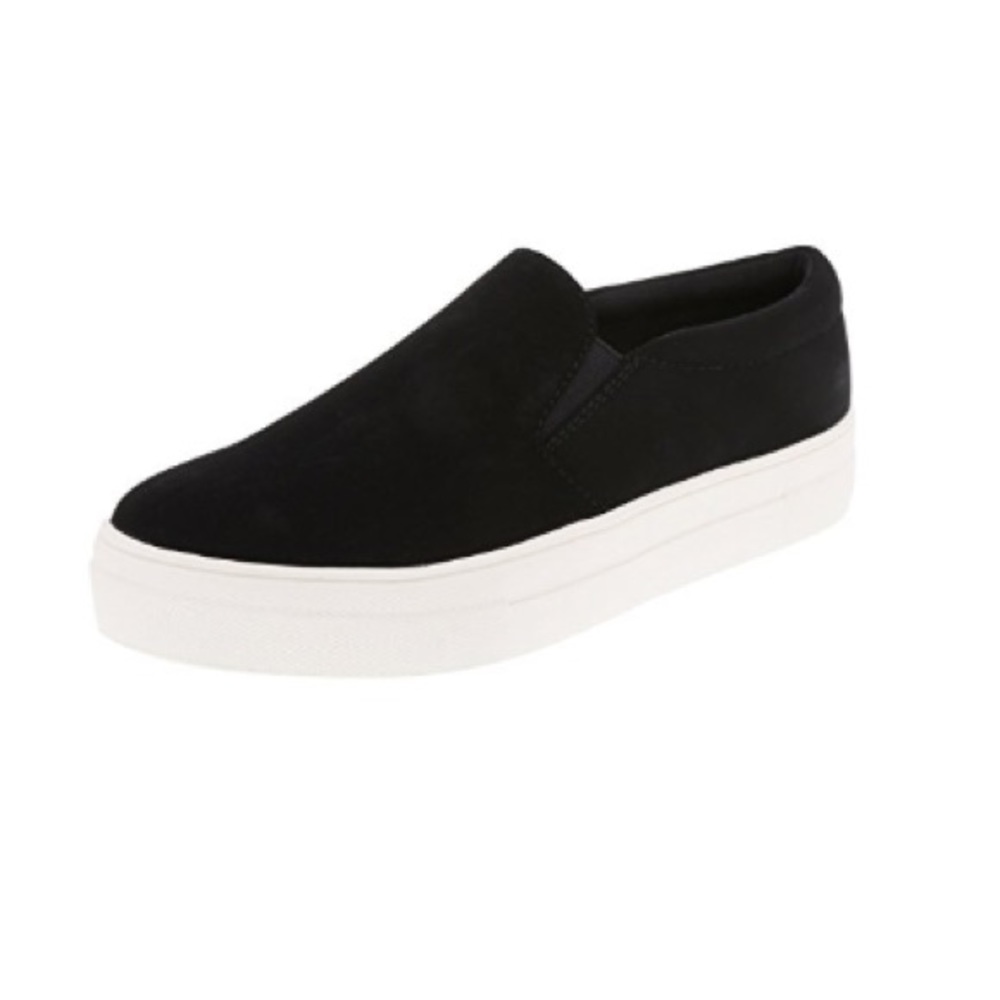 Black Slip On Sneakers